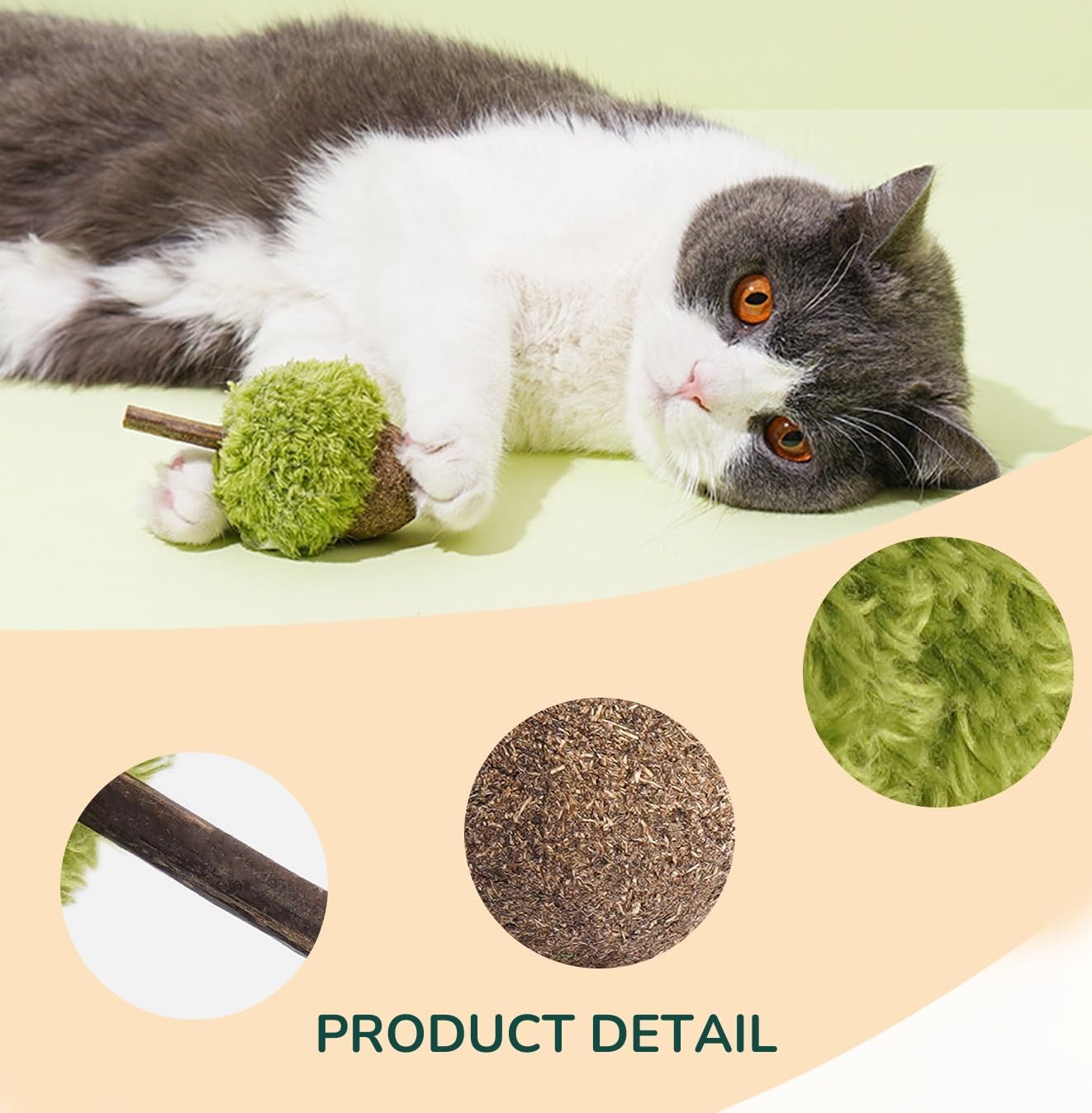 Acorn Catnip Toy Set - PawGeni