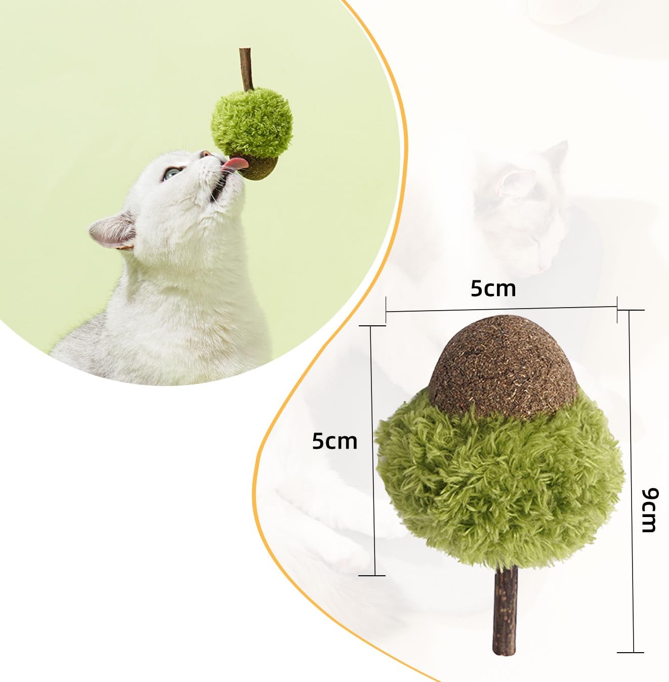 Acorn Catnip Toy Set - PawGeni