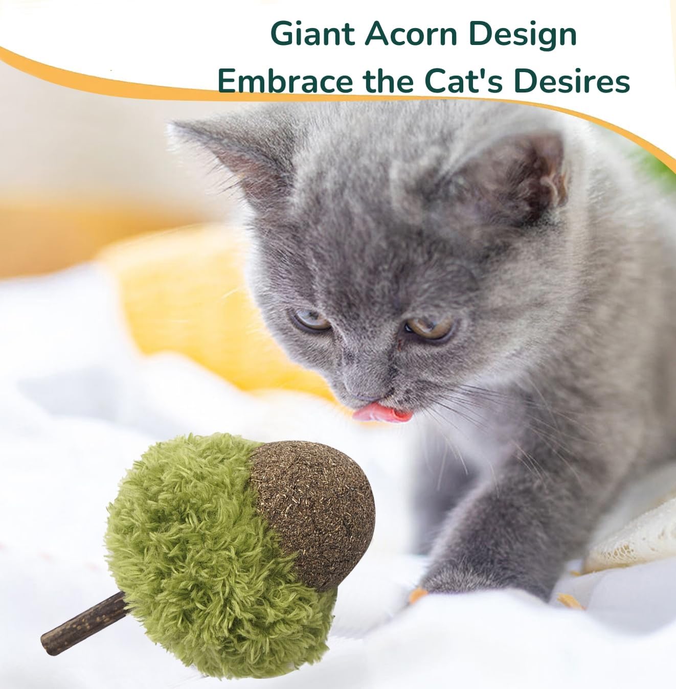 Acorn Catnip Toy Set - PawGeni