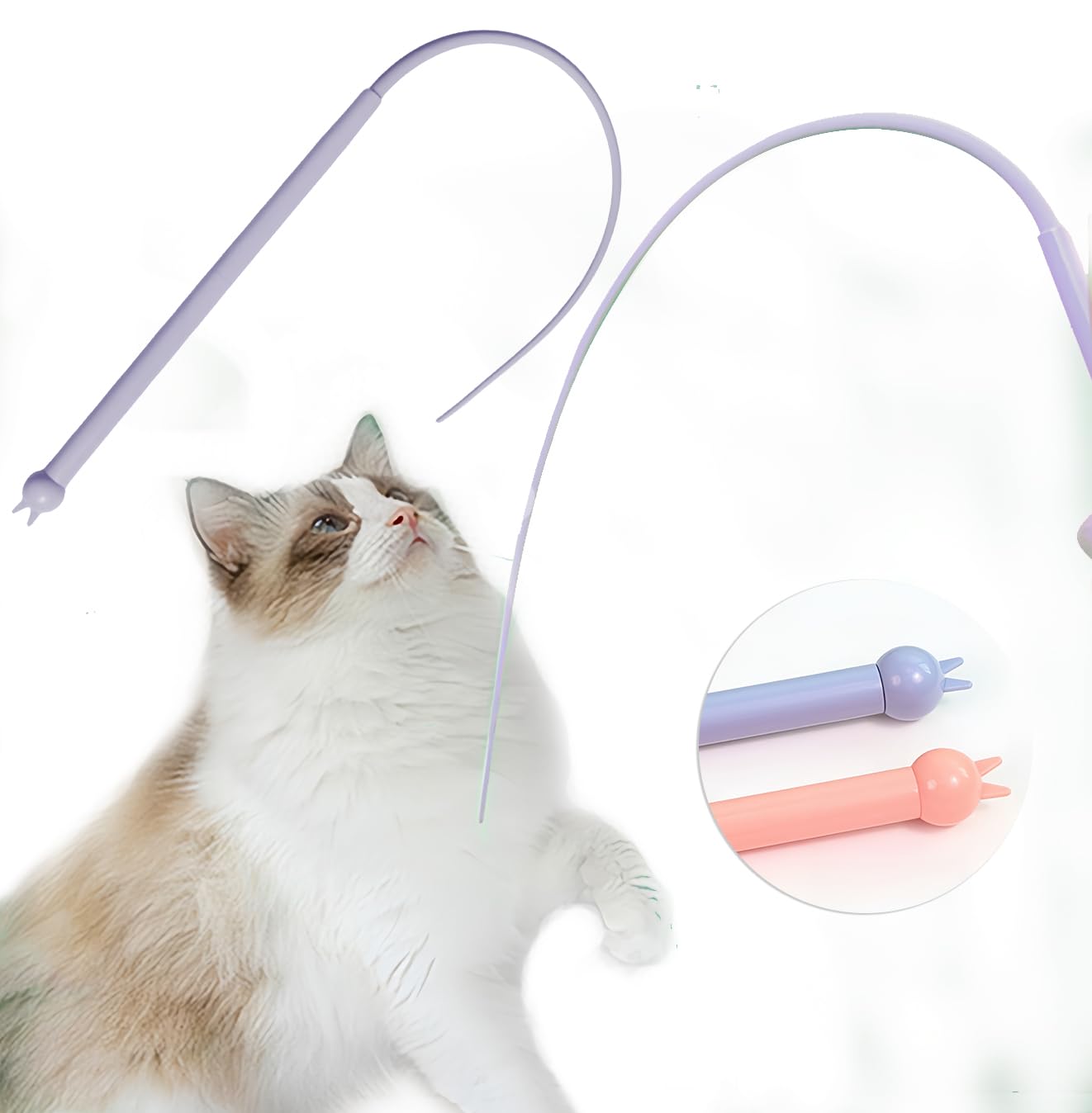 Cat Wand Toy - Mouse Tail - PawGeni