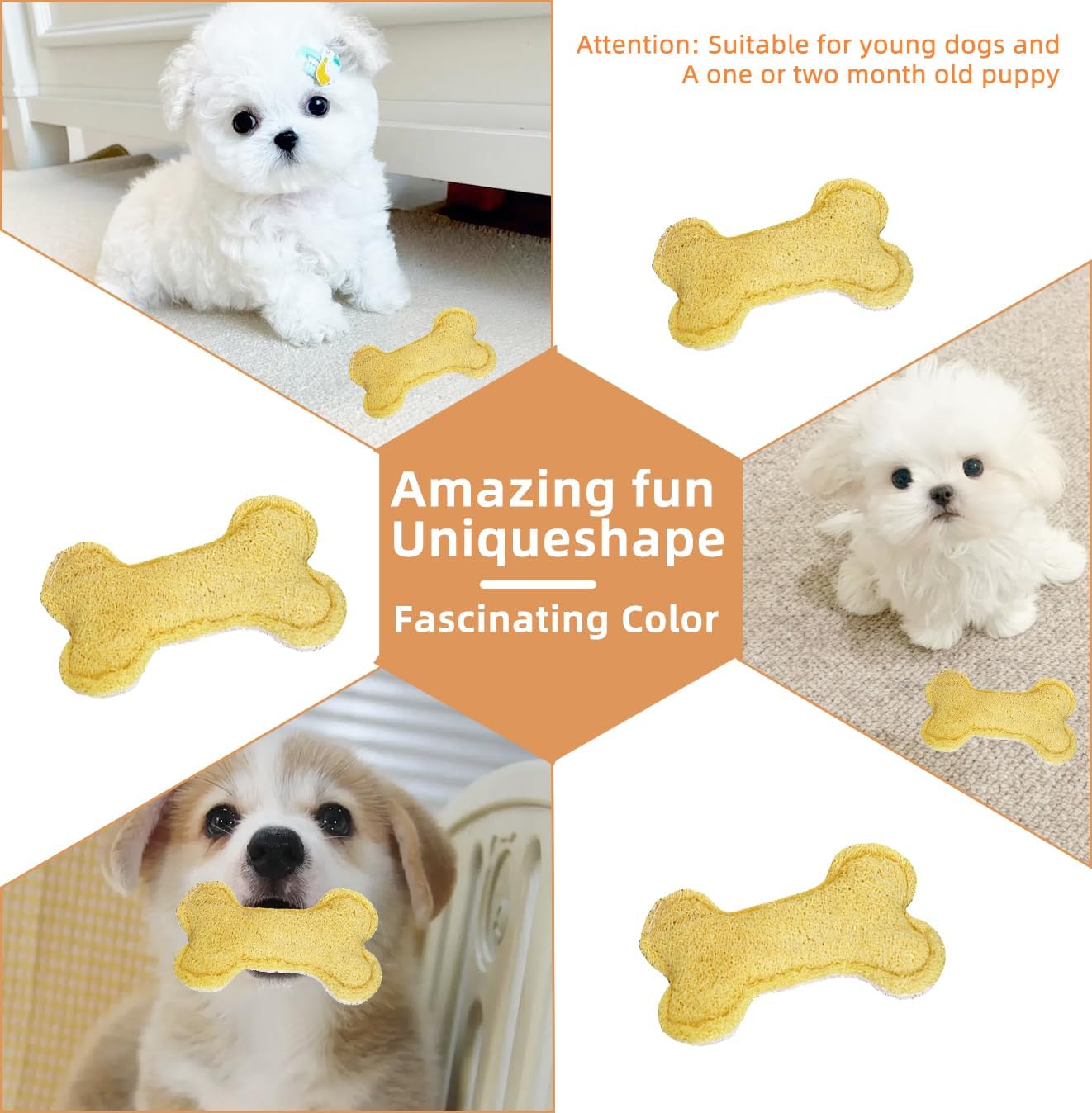 Edible Loofah Chew Toys for Small Dog - PawGeni