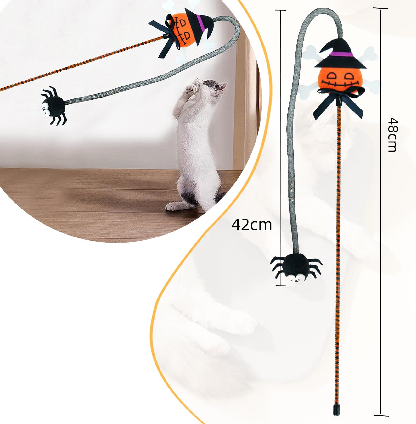 Halloween Cat Toy Set - PawGeni