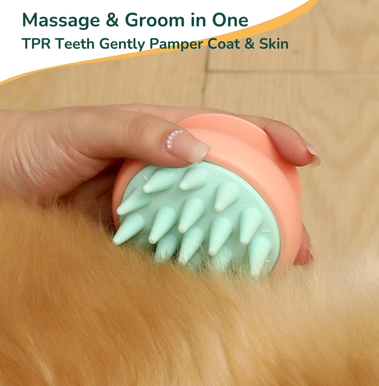 Pet Grooming Brush & Massage Tool - PawGeni