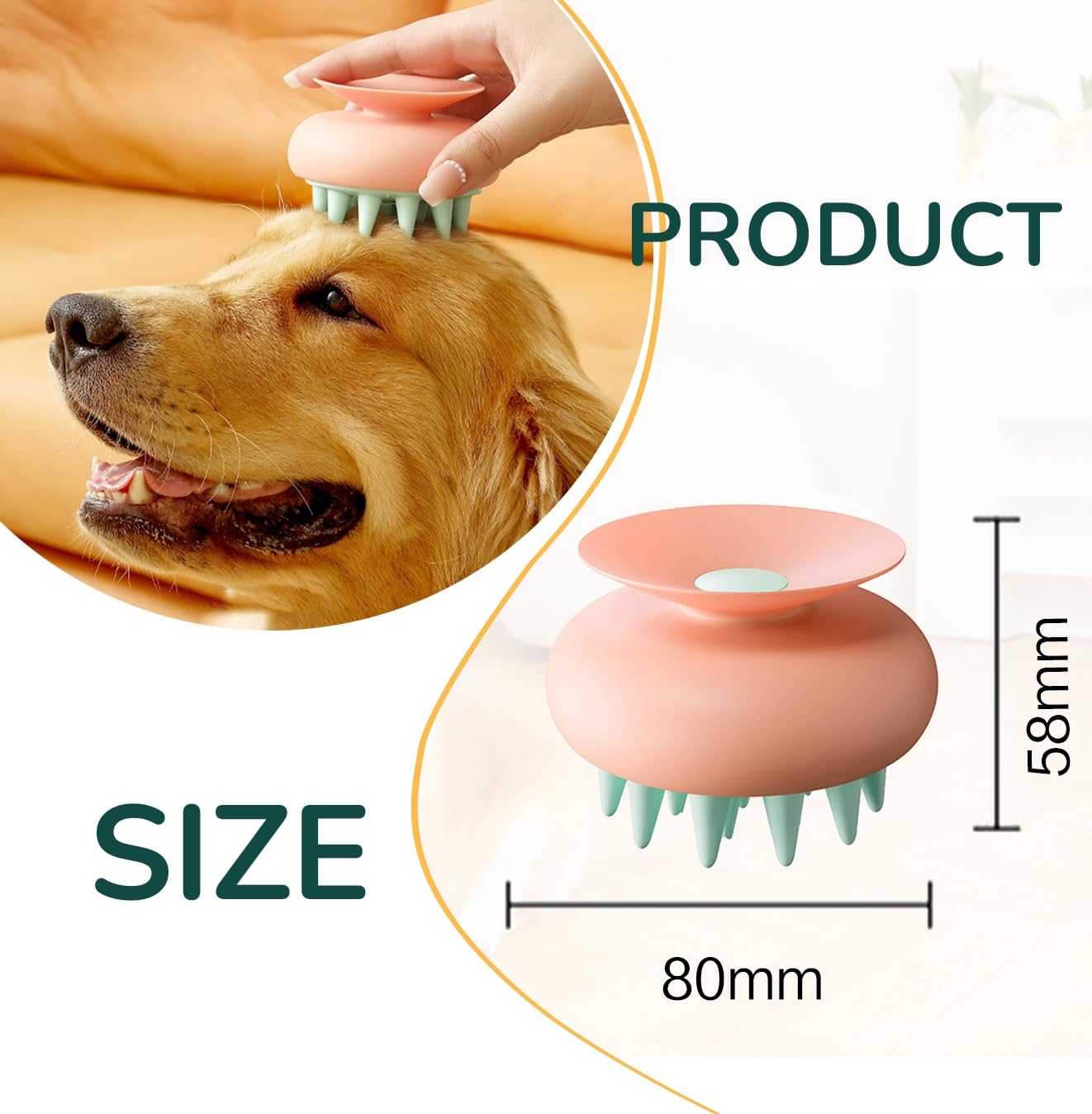 Pet Grooming Brush & Massage Tool - PawGeni