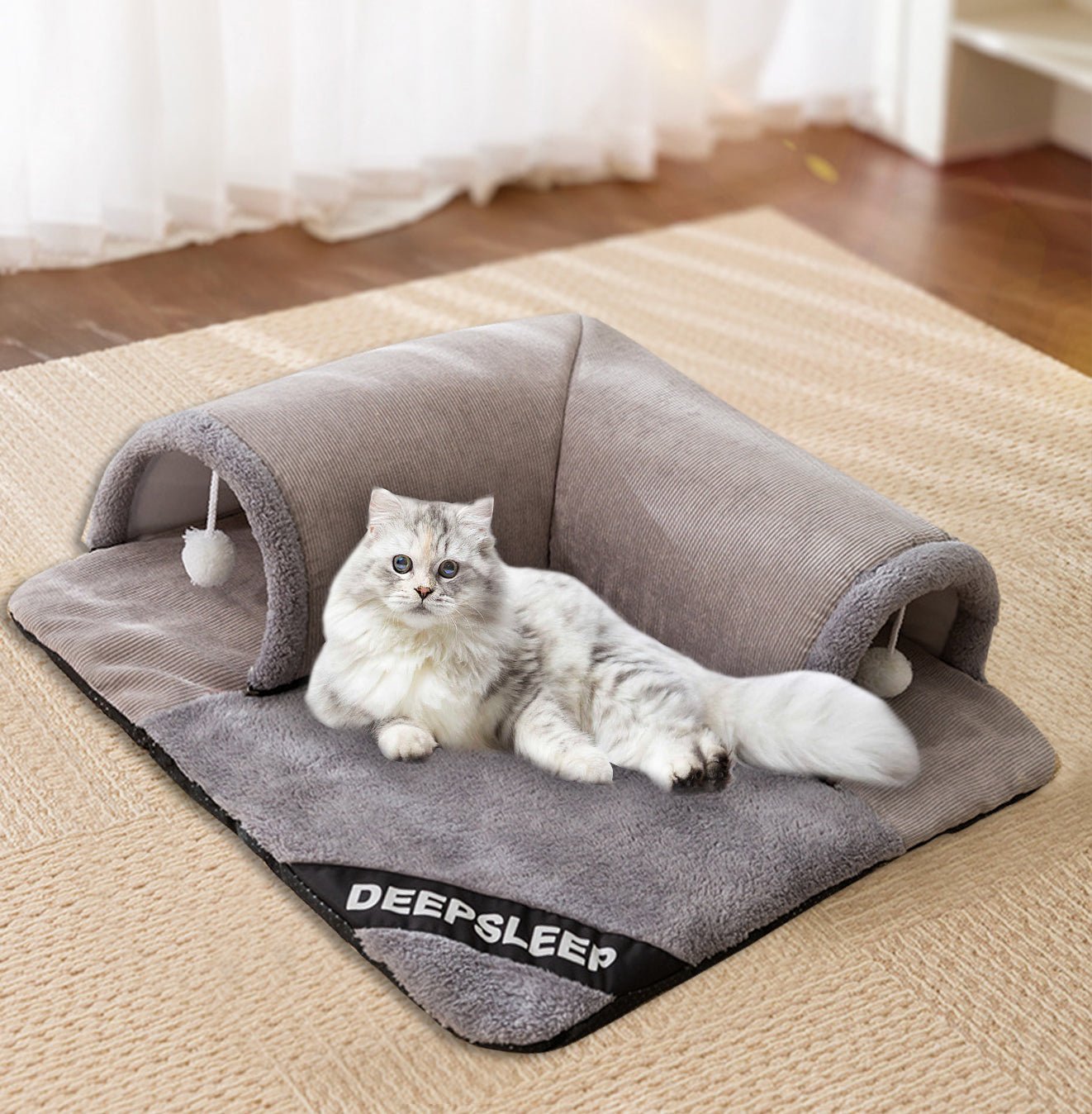 [Pre Order] 2 - in - 1 Cat Tunnel Bed - PawGeni