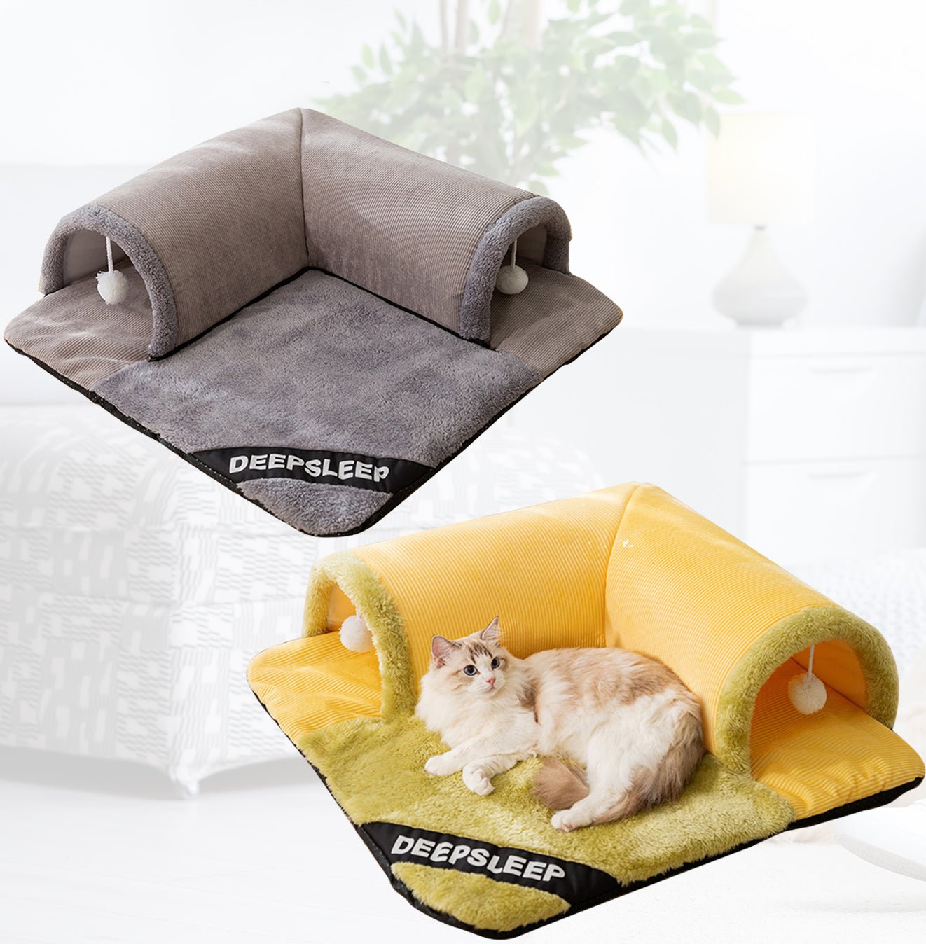 [Pre Order] 2 - in - 1 Cat Tunnel Bed - PawGeni