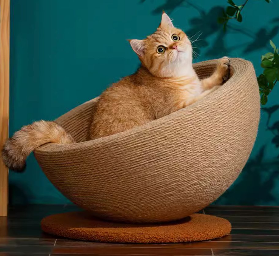 [Pre - order] All - Sisal Cat Bed - PawGeni