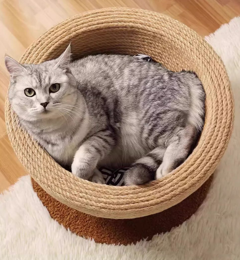 [Pre - order] All - Sisal Cat Bed - PawGeni