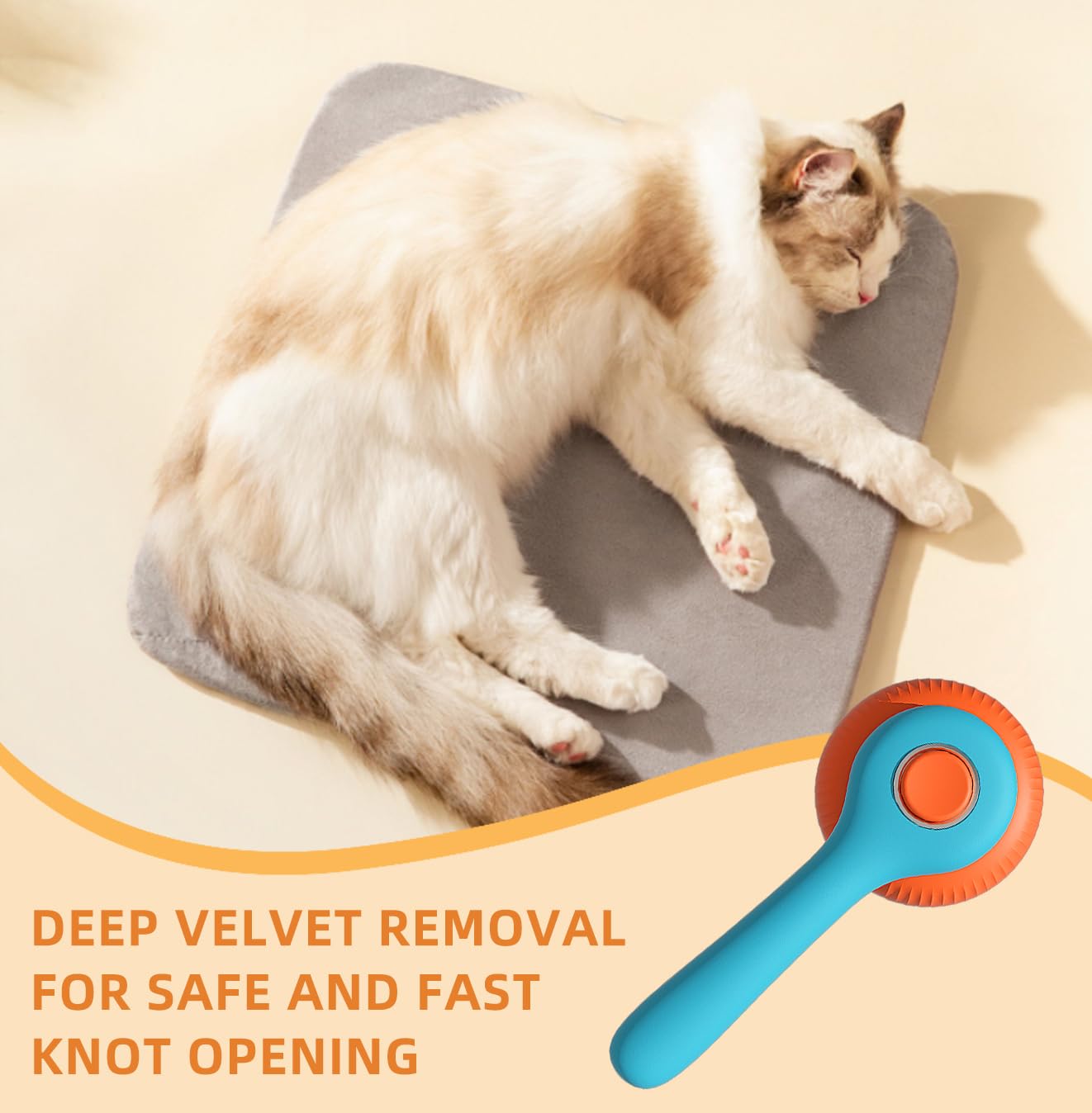 Self - Cleaning Pet Hair Remover Brush - PawGeni