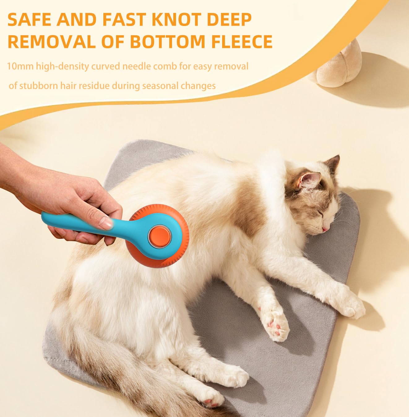 Self - Cleaning Pet Hair Remover Brush - PawGeni